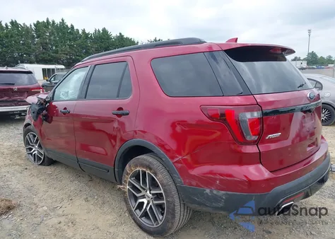 2017 Ford Explorer Sport from USA, damaged, VIN 1FM5K8GT1HGB38157